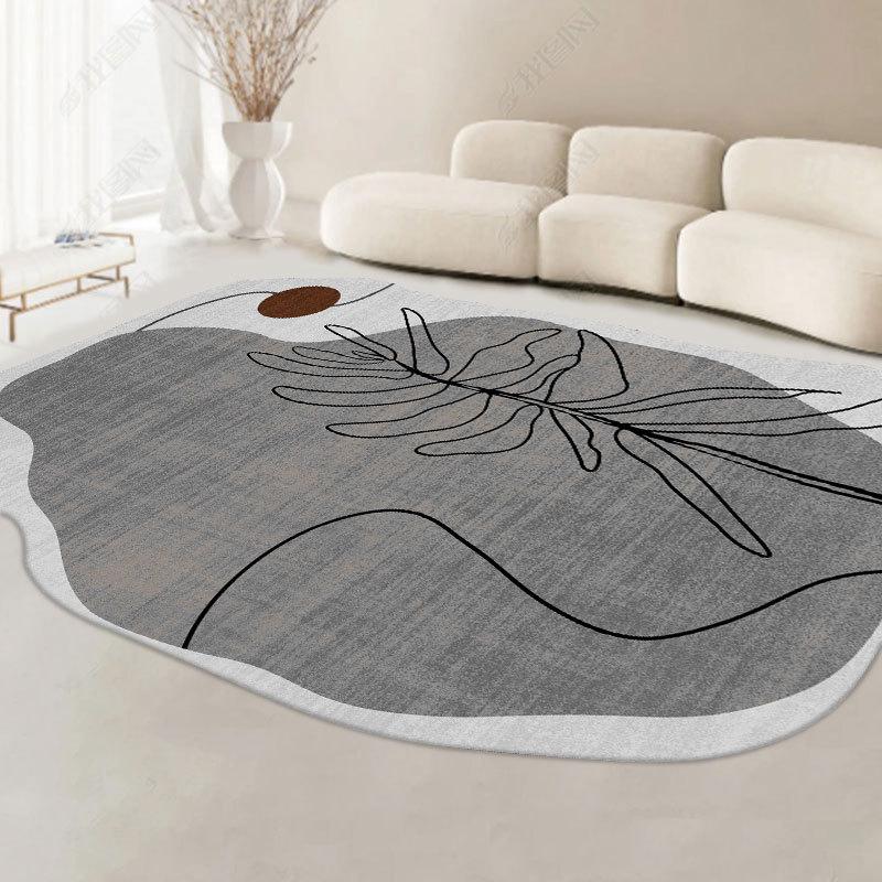 Irregular Carpet Modern Minimalist Nordic Ns Bedroom Bedside Carpet Living Room Sofa Coffee Table Floor Mat