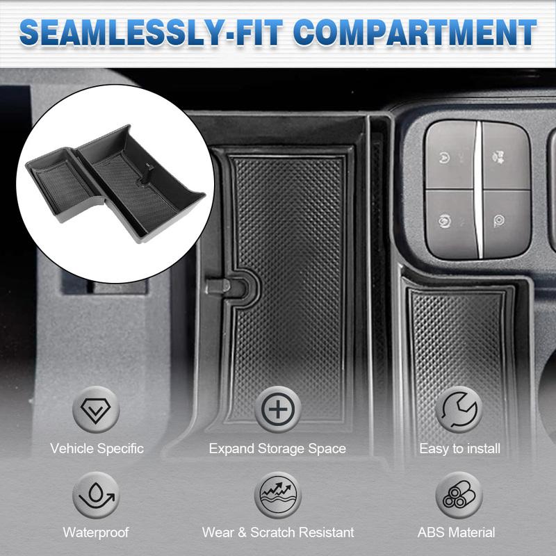 For Ford Maverick   2024 Car Center Console Organizer Tray with Mats Organizer Tray Stowing Tidying Interior Accessory