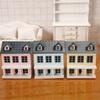 Mini Villa Miniature Handicraft Building Simulation Miniature Doll House Model  Photography Prop