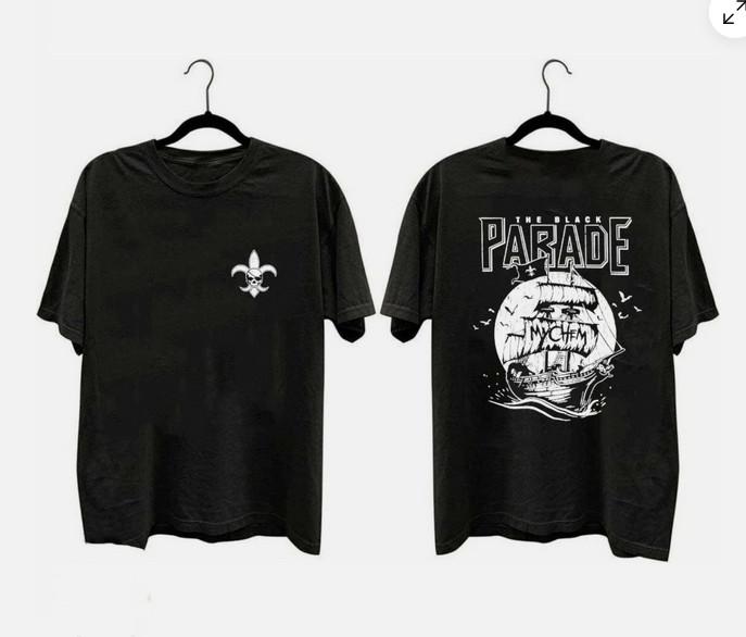 

MCR My Chemical Romance 2025 Tour September 13 Tampa Shirt S5XL Unisex T-Shirt XXL