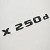 3D ABS Car Letters Rear Trunk Badge Logo X250d X350d Emblem Decals For Mercedes Benz Pickup Truck X250d X350d Tail Accessories JZX4