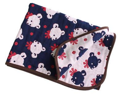 Hiorie Made In Japan Gauze Baby Quarter Polar Bear Baby Gauze Baby Gift (Hiorie) 5-Layer Blanket, Size, Design, Blanket,