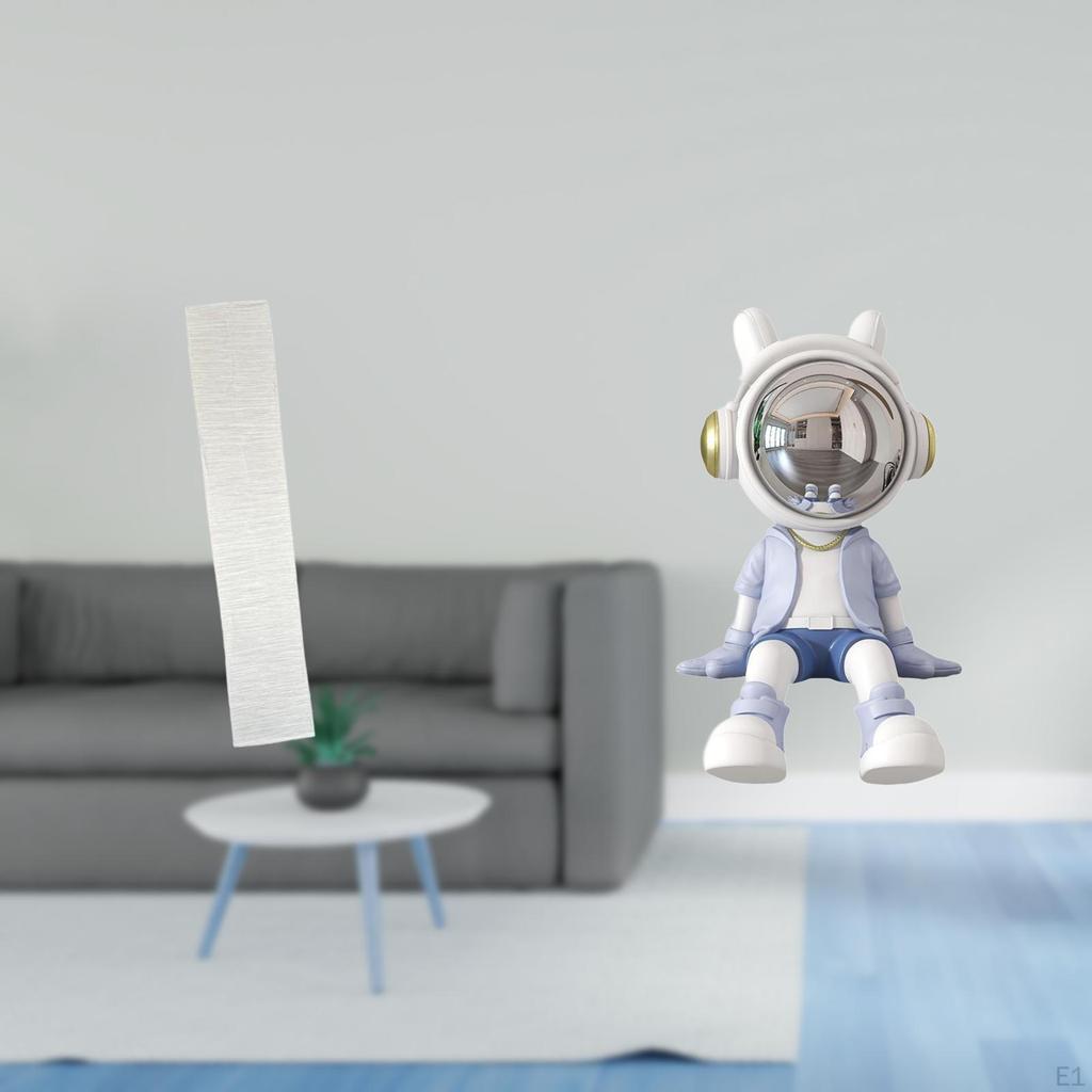 Living Room Lamp Shade Astronaut Statue Nordic Sculpture Decorative Figurine for Bookshelf Entrance