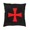 Shield Cross Medieval Warrior Sword Knights Templar Cushion Cover Home Decor Brave Rosary Crusader Warrior Throw Pillow Case