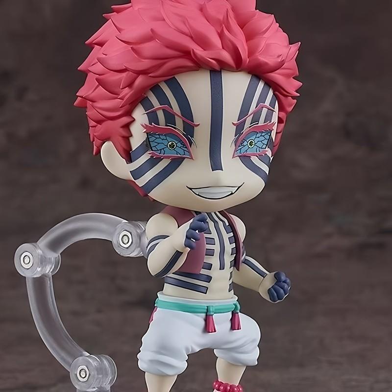 GSC Nendoroid 2112 Demon Slayer Akaza Q Version 3 Facial Swap Action Figures Anime Collectible Model Toy Desktop Ornament Boys Present