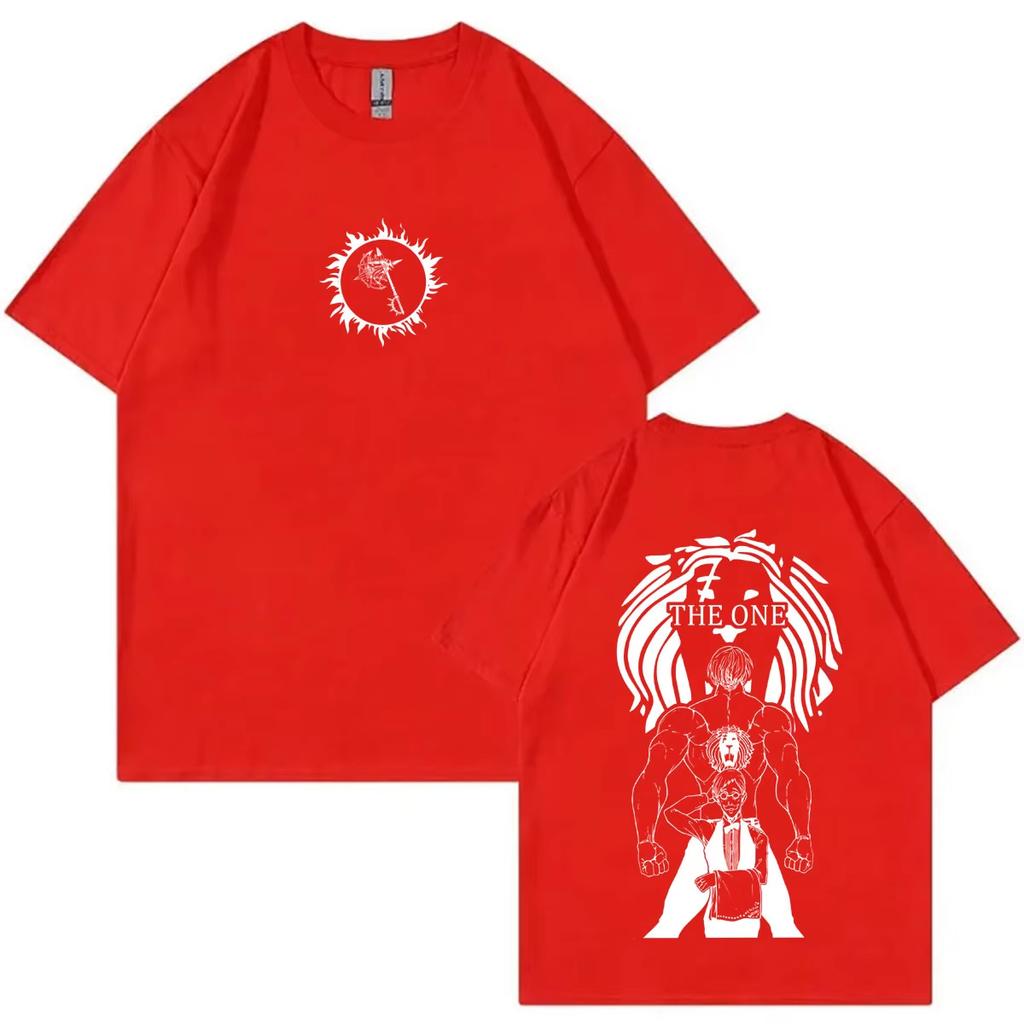 Summer Hot Sale Anime The Seven Deadly Sins Tshirt Lions Sin Of Pride Escanor T Shirt Unisex Harajuku Hip Hop Punk Tshirt
