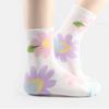 Women's Large Floral Mid-Calf Socks 3-Pair Set