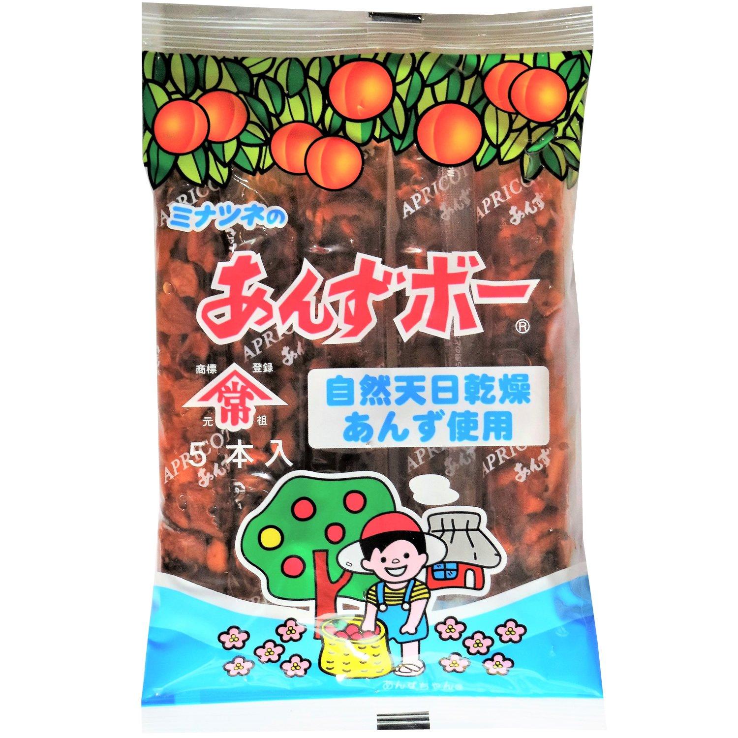 

Minato Tsune Natural Apricot Bo 5 sticks x 20 packs