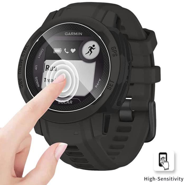Szkło Hartowane dla Garmin Instinct 2 - Instinct 2 Solar [Zestaw 2 szt.] Folia Ochronna Ekranu Zegarka Odporna na Zarysowania Phonillico®