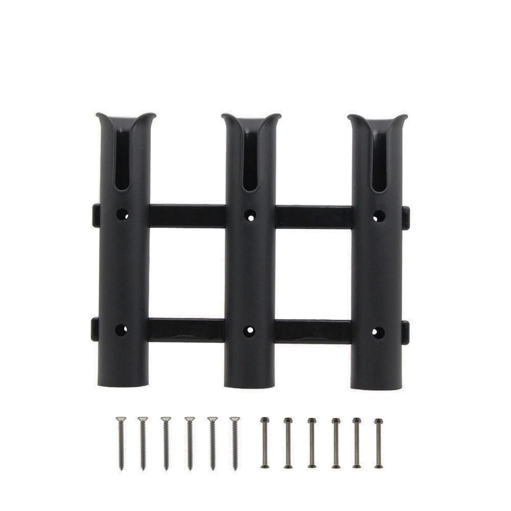 1,3 Tube Plastic Fishing Rod Racks Holder Stand for Yacht Fishing Boxes Boating Equipment Accessories