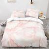 White Gold Abstract Marble Texture Comfortable Duvet Quilt Cover Pillowcase Bedding Set Children Bedroom Decoration Home Textile