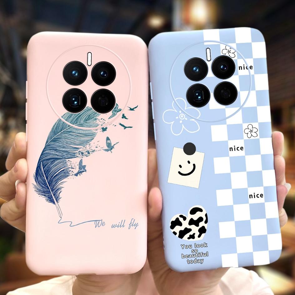 For Huawei Mate 50 Pro Case 2022 Cute Cartoon Cat Painted Soft TPU Protective Cover For Huawei Mate50 Pro DCO-LX9 CET-LX9 Fundas