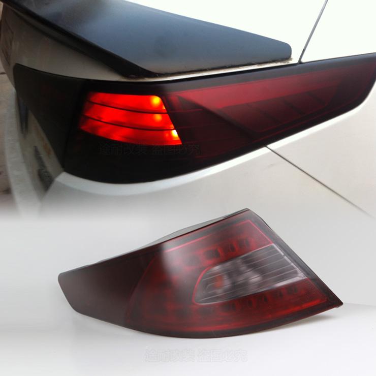 Car Headlight Tint Fog Light Taillight Waterproof Sticker Auto Fog Light Taillight Smoke Black Tailing Lamp Stickers