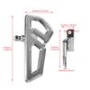 Empire Knight Rear Passenger Footpegs: Motorcycle Accessories for Universal Harley Models