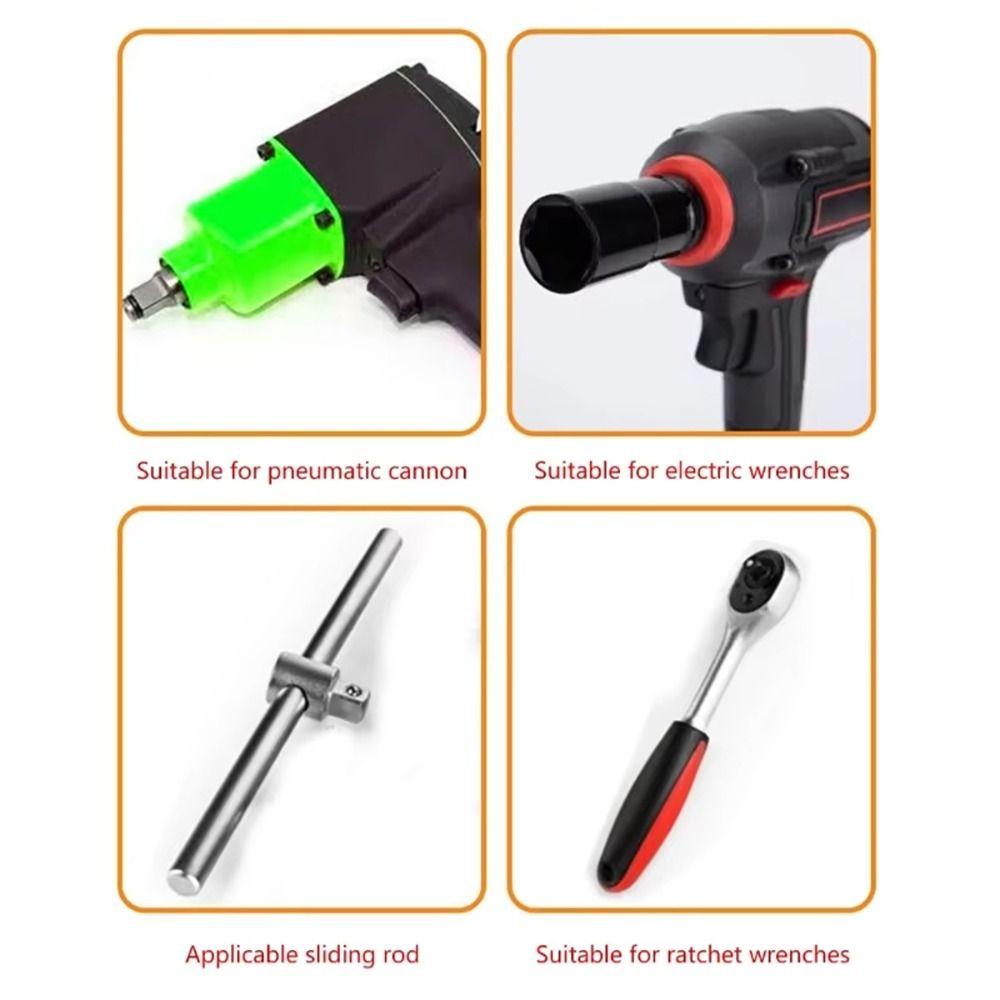 1 ks Metrický 1/2 palcový dřík Šestihranná Šestihranná Zásuvka 80 mm Délka Zásuvkový Klíč