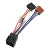 ISO Female To ISO Socket 16 Pin Radio Harness Adapter for Vehicle Audio Systems