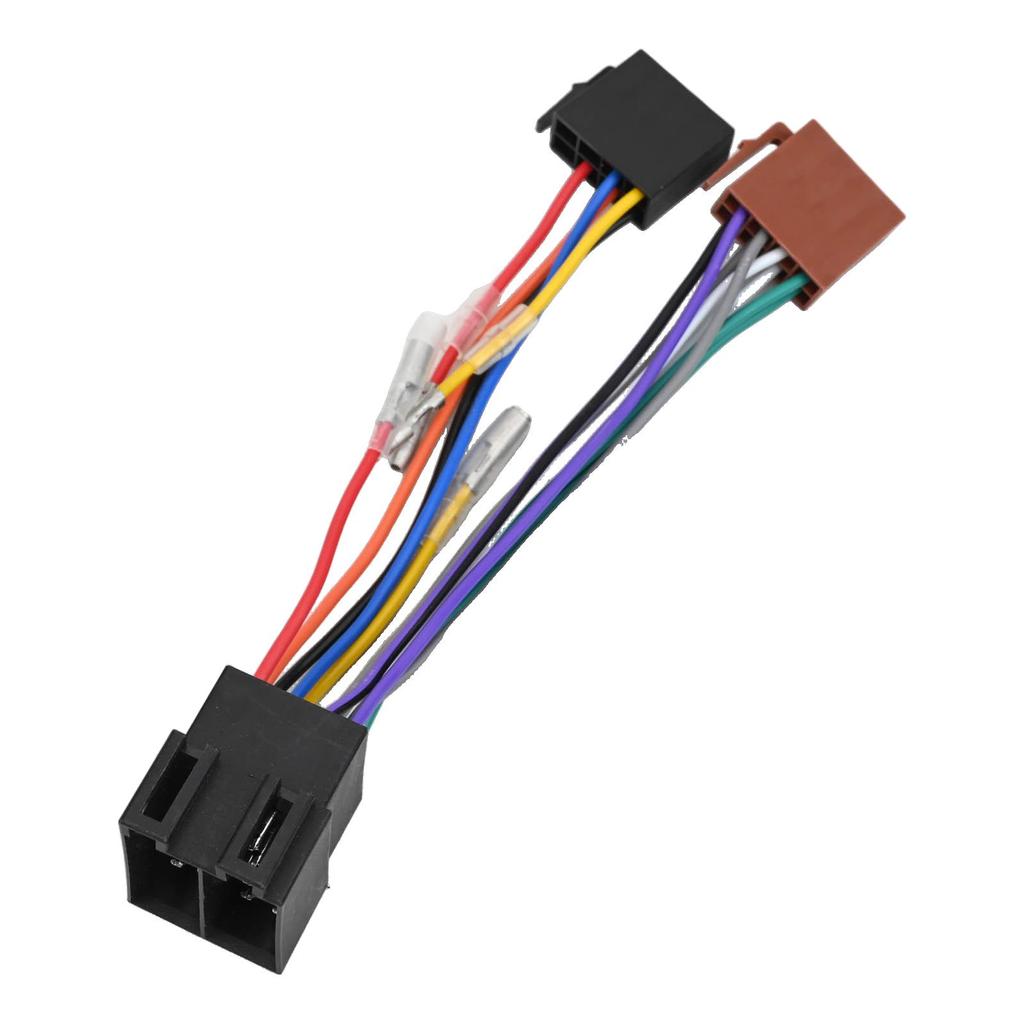 ISO Female To ISO Socket 16 Pin Radio Harness Adapter for Vehicle Audio Systems