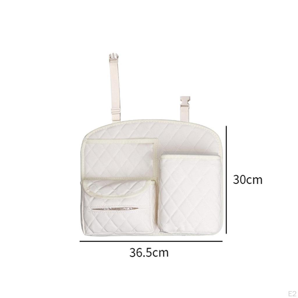 Premium Leather Organizer with Detachable Trash Phone Holder