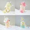 New Without Stick Happy Birthday Cake Topper Gold Acrylic Birthday Oh Baby Cake Topper for Baby Birthday Party Cake Decorations