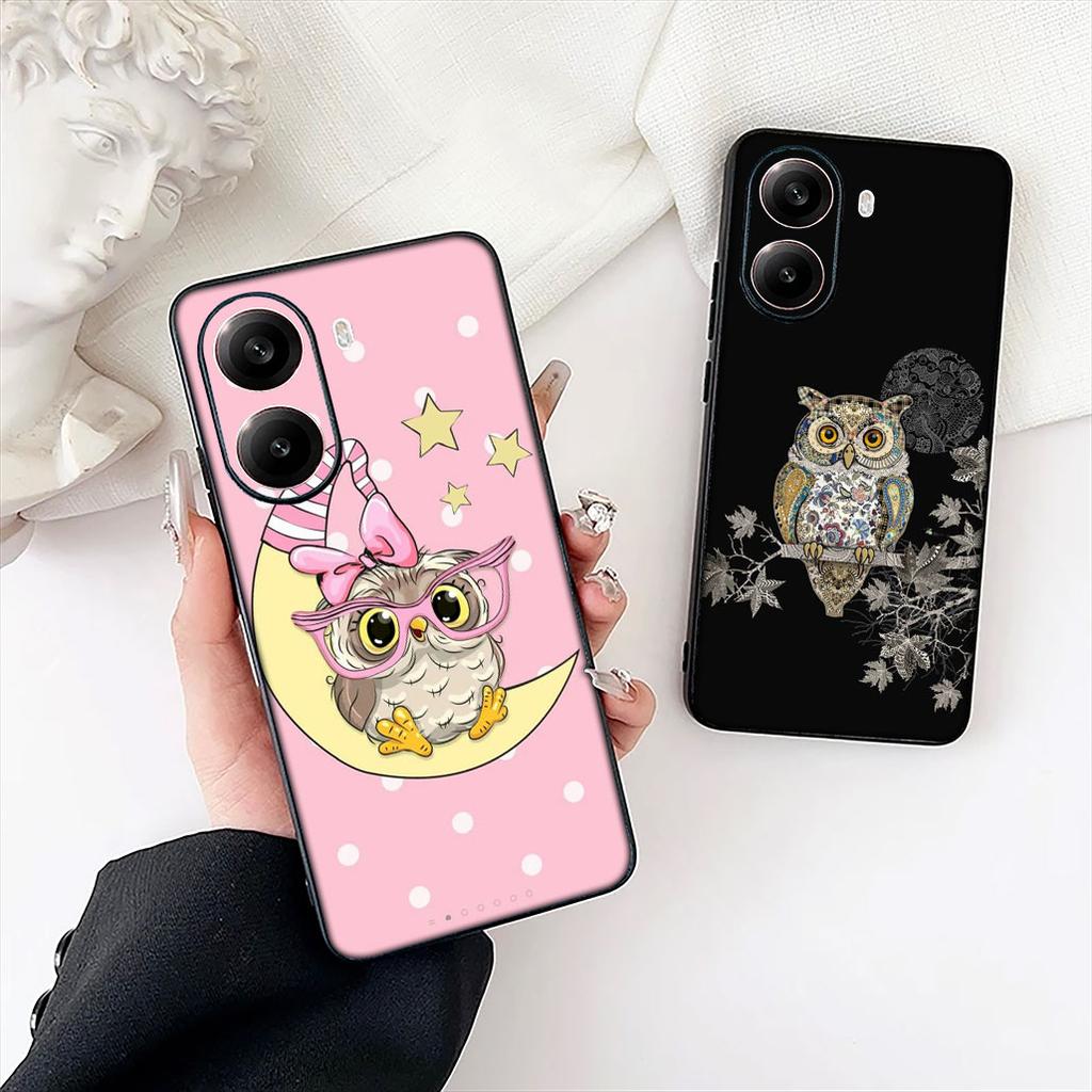Bird Owl Animal Phone Case for Xiaomi Redmi 15C 15 A5 4G 5G 9A 9C NFC 9T Note 9 8 8T Cover Casing