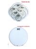 DAAP 22-inch Dual-Layer Oil Skin Drumhead for Bass and Tom-Tom Drums