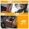 Car Storage Folds to become a car seat unfolds to become a storage provides lumbar prevents items from falling out of the passenger seat storage Box,