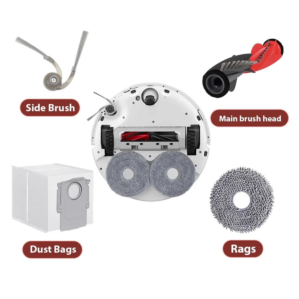 For Roborock Saros 11R/S9 MaxV Slim/G11S Ultra/Qrevo CurvX Spare Parts Main Side Brush Mop Cloth Dust Bag HEPA Filter Vacuum Kit
