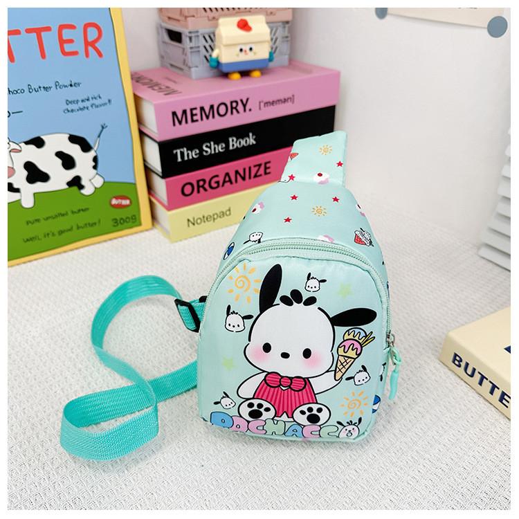 Adorable Cartoon Kids Crossbody Bag Lightweight Nylon For Girls In Trendy Styles