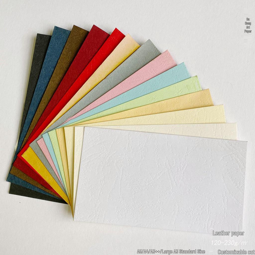 Textured Cloud Skin Cardstock: 230g A4 for Tender Documents, Painting Albums; 300g Thickened Cover A3+ Colored, Textured, Embossed