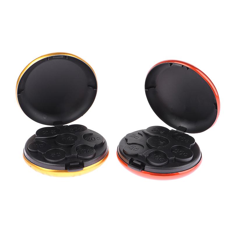 Round Usd/Euro Coin Dispenser Storage Coins Purse Wallet Holders Storage Box