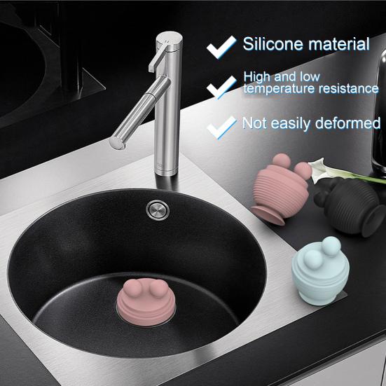 Tapón de silicona para bañera, montaje en pared, ventosa fuerte, Universal, fregadero de cocina, lavabo, baño, ducha, bañera, sello de bloqueo, tapón de drenaje