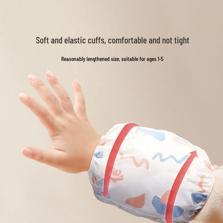 Waterproof Baby & Toddler Oversleeves: Disposable, Oil-Proof, Cute & Portable for Autumn/Winter
