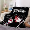 1pc My Chemical Romance Themed Printed Soft and Comfortable Home Blanket, Small Throw Blanket, Nap Blanket, Suitable As a Gift L092