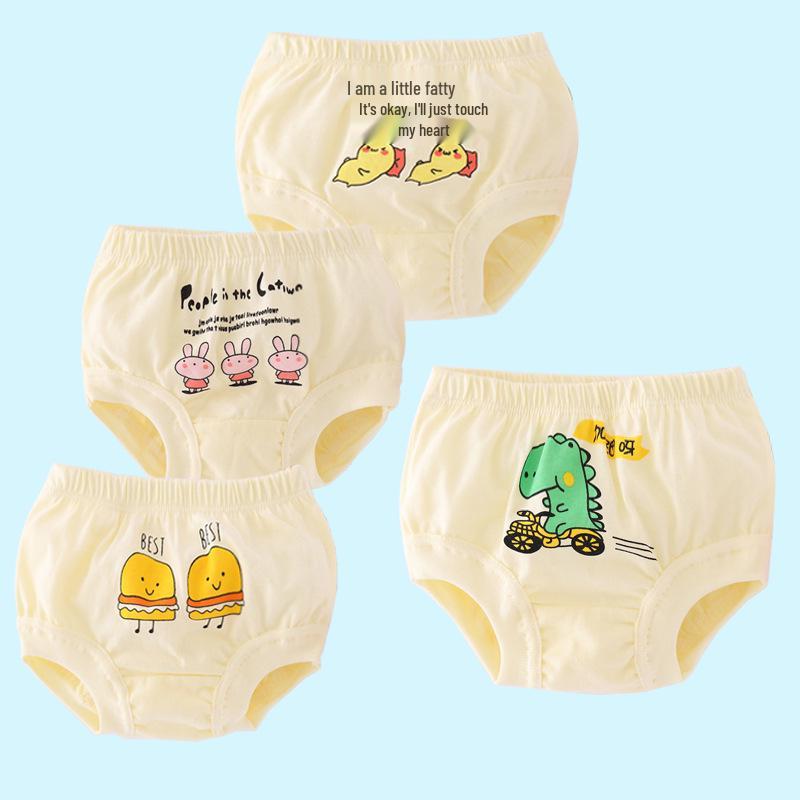 Children's Combed Cotton Triangle Briefs & High-Waisted Leggings for Girls