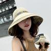 Women's Double-sided Sun Visor Bucket Hat Korean Style All-match Ethnic Style Travel Sun Protection Beach Hat