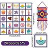 India In Diwali Festival Bingo Card Game Set With Stickers Call Supplies Cards