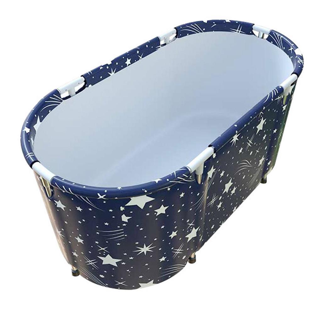 Faltbare tragbare Badewanne für Erwachsene für den Haushalt, Hydrotherapie-Badeeimer, verdickte warme Badewanne, Neu, 120 x 58 x 50 cm