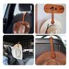 PU-Leder Cowboyhut-Halter für LKW Platzsparend Einfache Montage Kopfstützen-Hutclip-Aufbewahrung Multifunktional Hält die Hutform