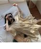 Korean Style Summer Maternity Dress Set - Long, Plus Size & Trendy for Hot Moms