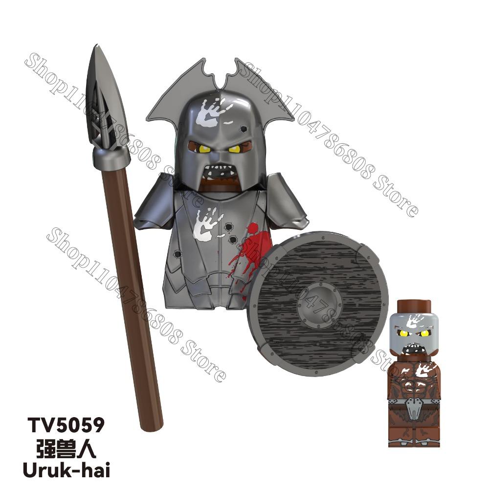 

Аниме-фигурка Властелин колец Урук-хай Боромир ОРКИ модель строительные блоки детский подарок кирпичные игрушки