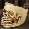 Cool Halloween Decorations Skull Candle Holder Decor Resin Gothic Table Ornament