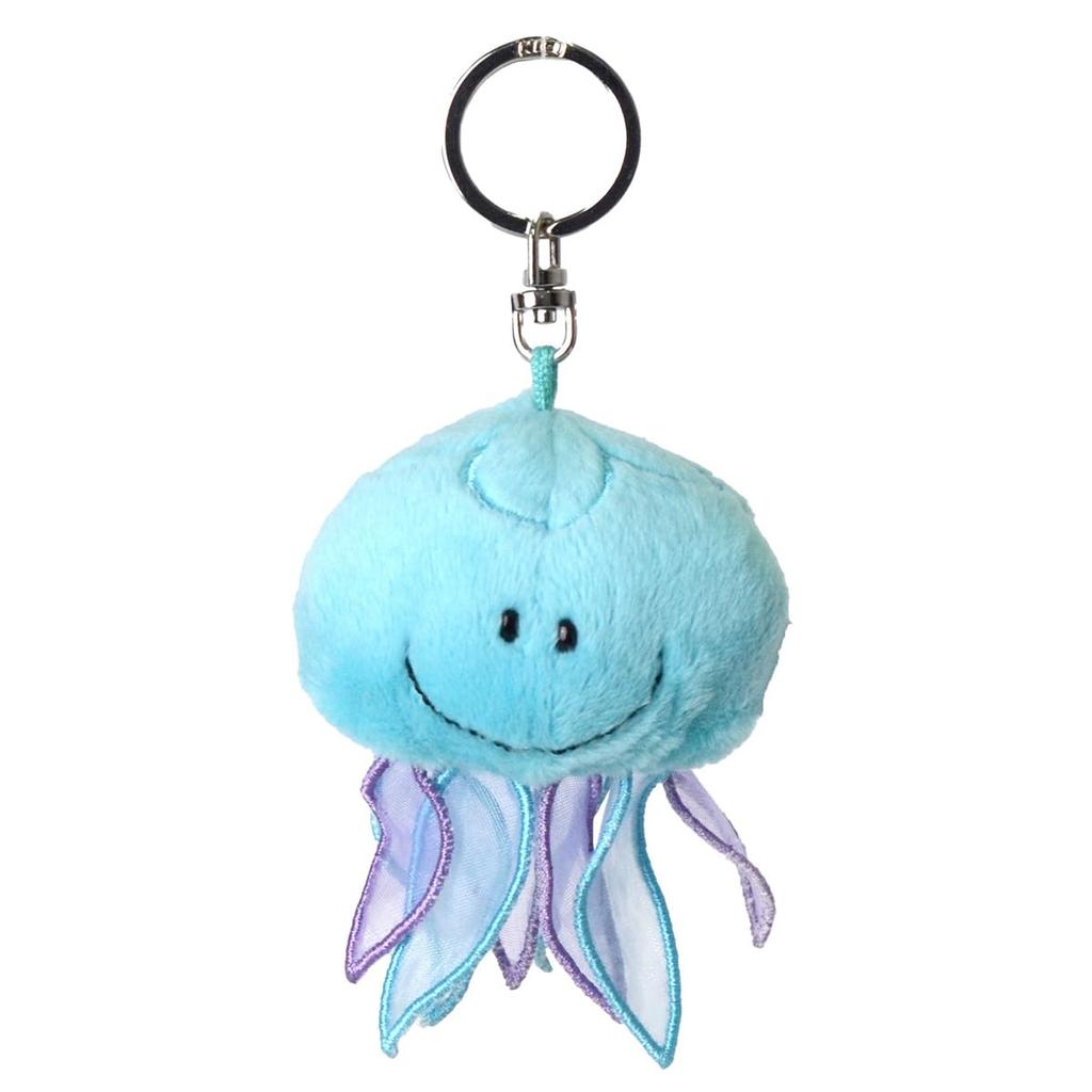 Jellyfish Keychain 10cm Kids Blue [Niki] W7×D9×H6cm