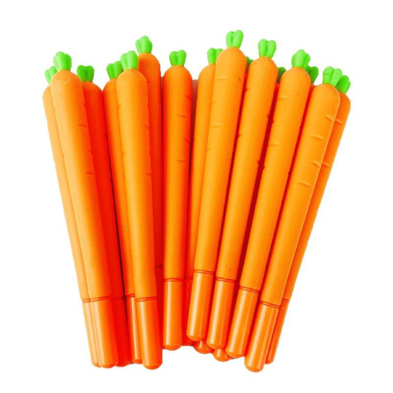 Kawaii Korean Carrot-Shaped Neutral Pen - Fresh Creative Stationery for Students