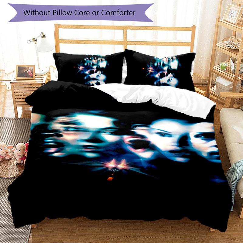 3pcs Final Destination Bloodlines1 pattern bedding set duvet cover set includes duvet cover &pillowcases, perfect all season bedroom decoration & gift