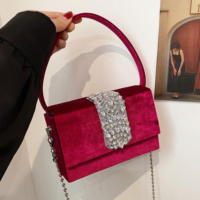 Elegant Crystal-studded Women's Bag Cell Phone Storage Bag Luxurious Bag
