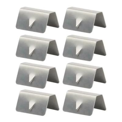 12Pcs Wind Rain Deflector Channel Clips Wind/Rain Eyebrow Clips Stainless Steel Car Window Deflectors for Heko G3 SNED