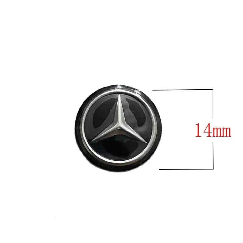 

Наклейка на ключ для автомобиля Mercedes Benz Автомобильный брелок с логотипом Аксессуары для Mercedes Benz AMG Smart W205 C300 W203 W206 W108 2Pcs