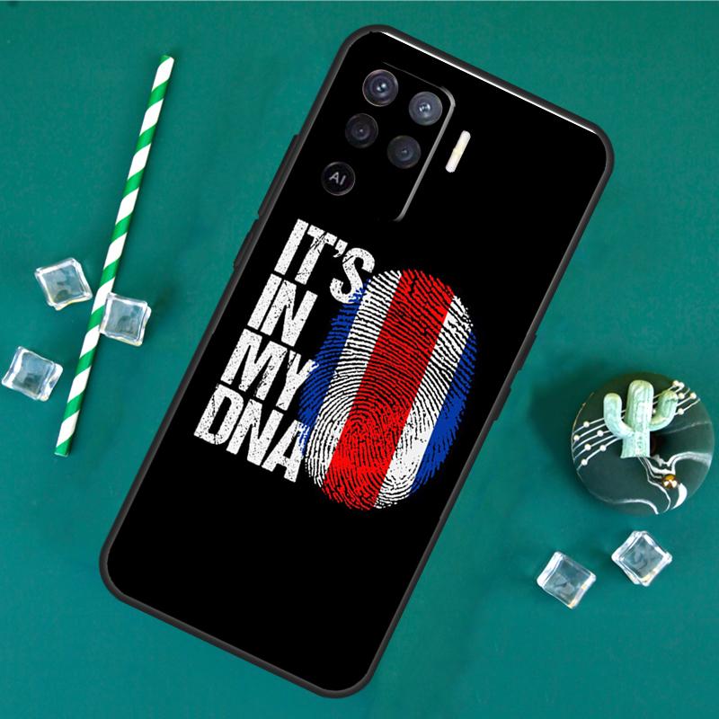 Costa Rica Flag Case For Oppo A40 A60 A80 A16 A76 A96 A18 A38 A58 A78 A98 A91 A15 A17 A74 A94 A54 A57S Cover