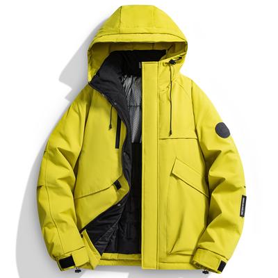 Cotton Coat, Black Gold Graphene Mountain Series Couple's Jacket, Warm Cotton Jacket with Thickened Lining for Winter