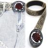 Embossed Pattern PU Belt for Women Subcultures Pin Belt Rose Buckle Waist Belt Elegant Belt for Teens Girl Pants Belt